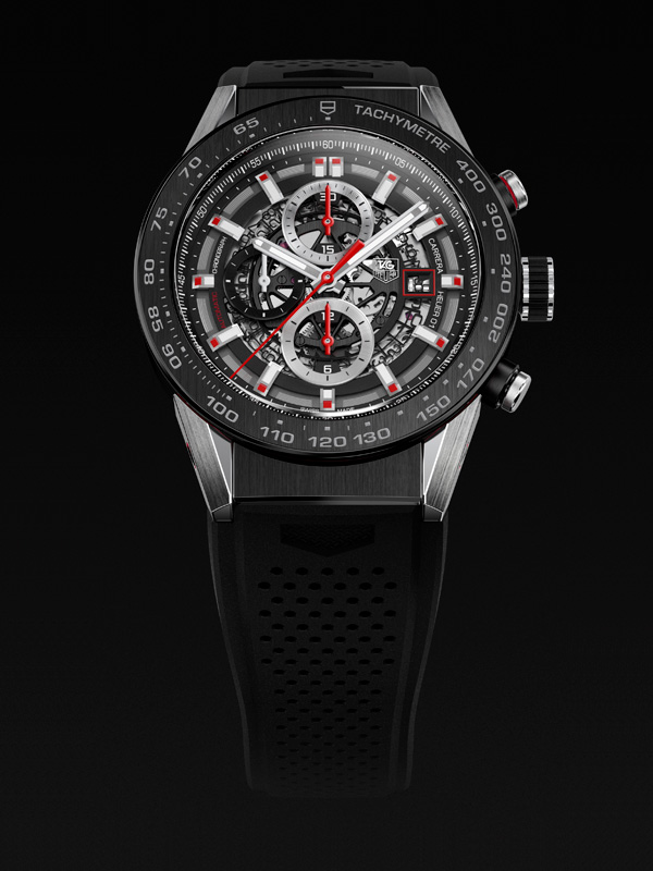 red second hand replica TAG Heuer Carrera Calibre Heuer 01